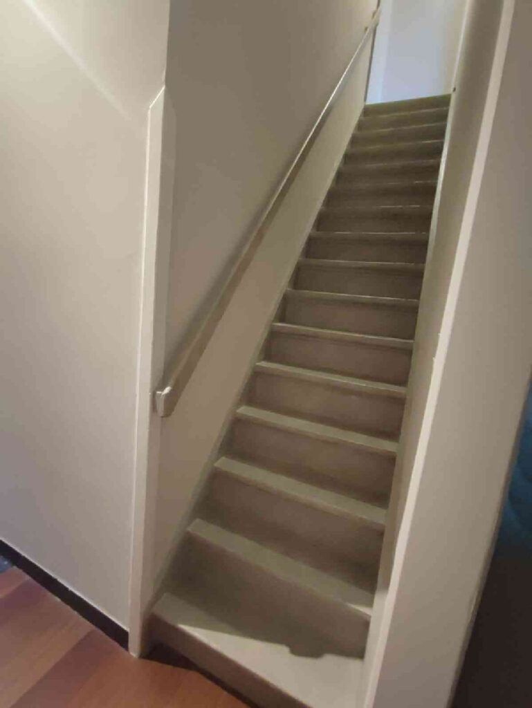 escalier effets beton ou unis